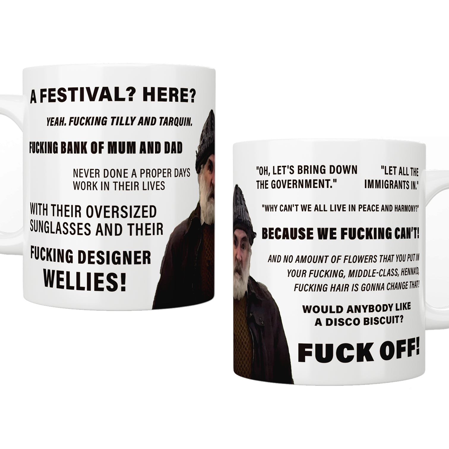 Brassic Farmer Jim Festival Rant Mug