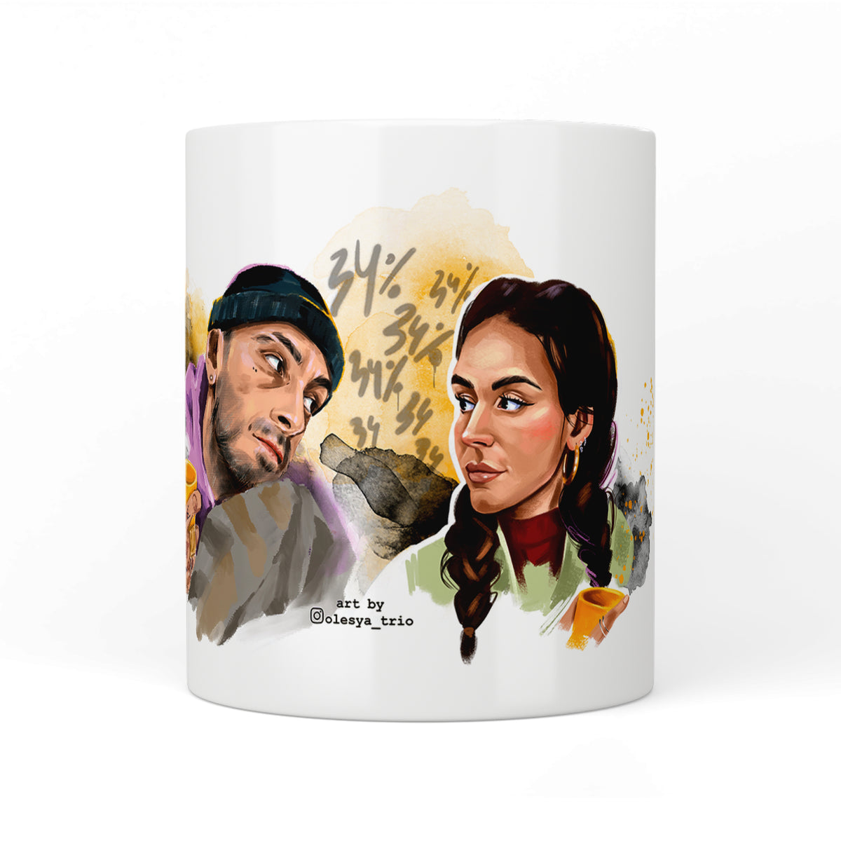 Brassic Vinnie And Erin 34% Mug
