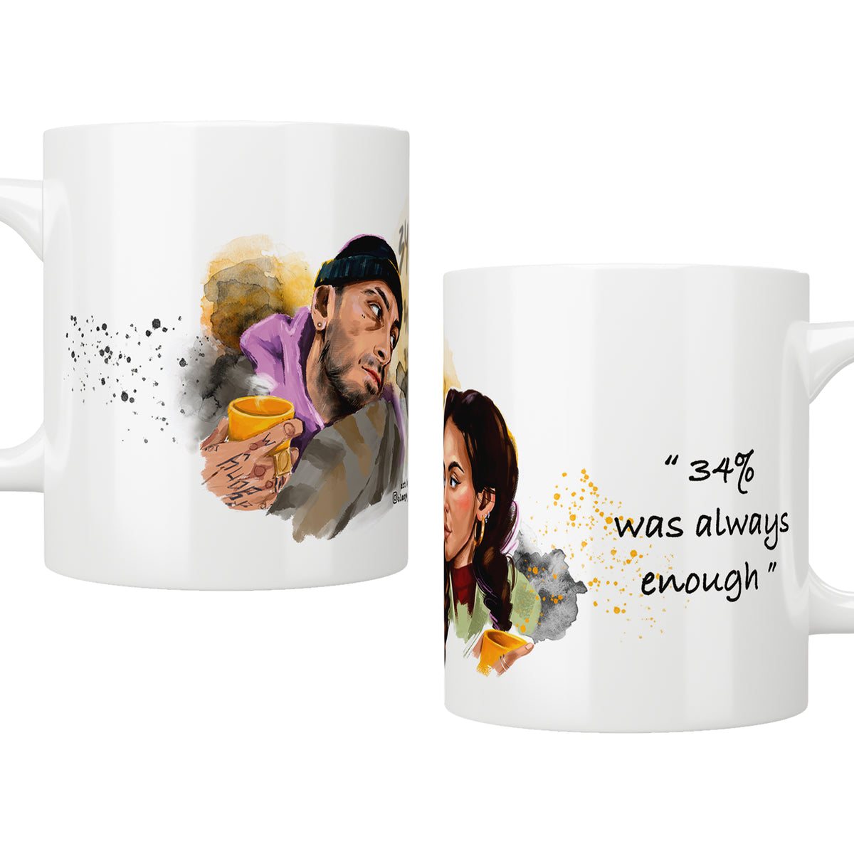 Brassic Vinnie And Erin 34% Mug