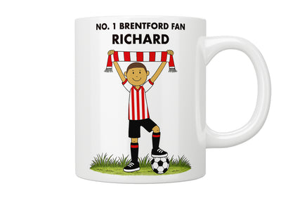 Personalised No. 1 Brentford Fan Mug