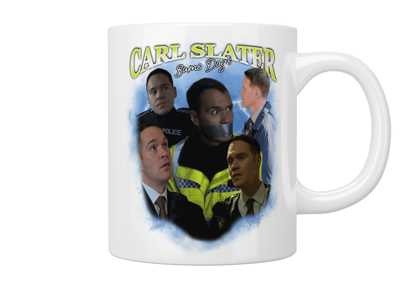 Brassic Carl Slater Bootleg Mug