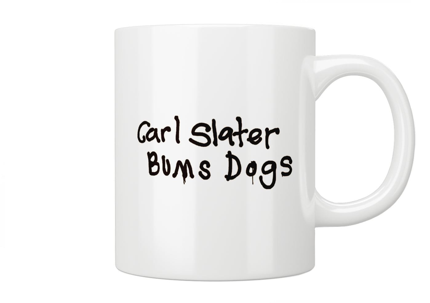 Brassic "Carl Slater Bums Dogs" Mug