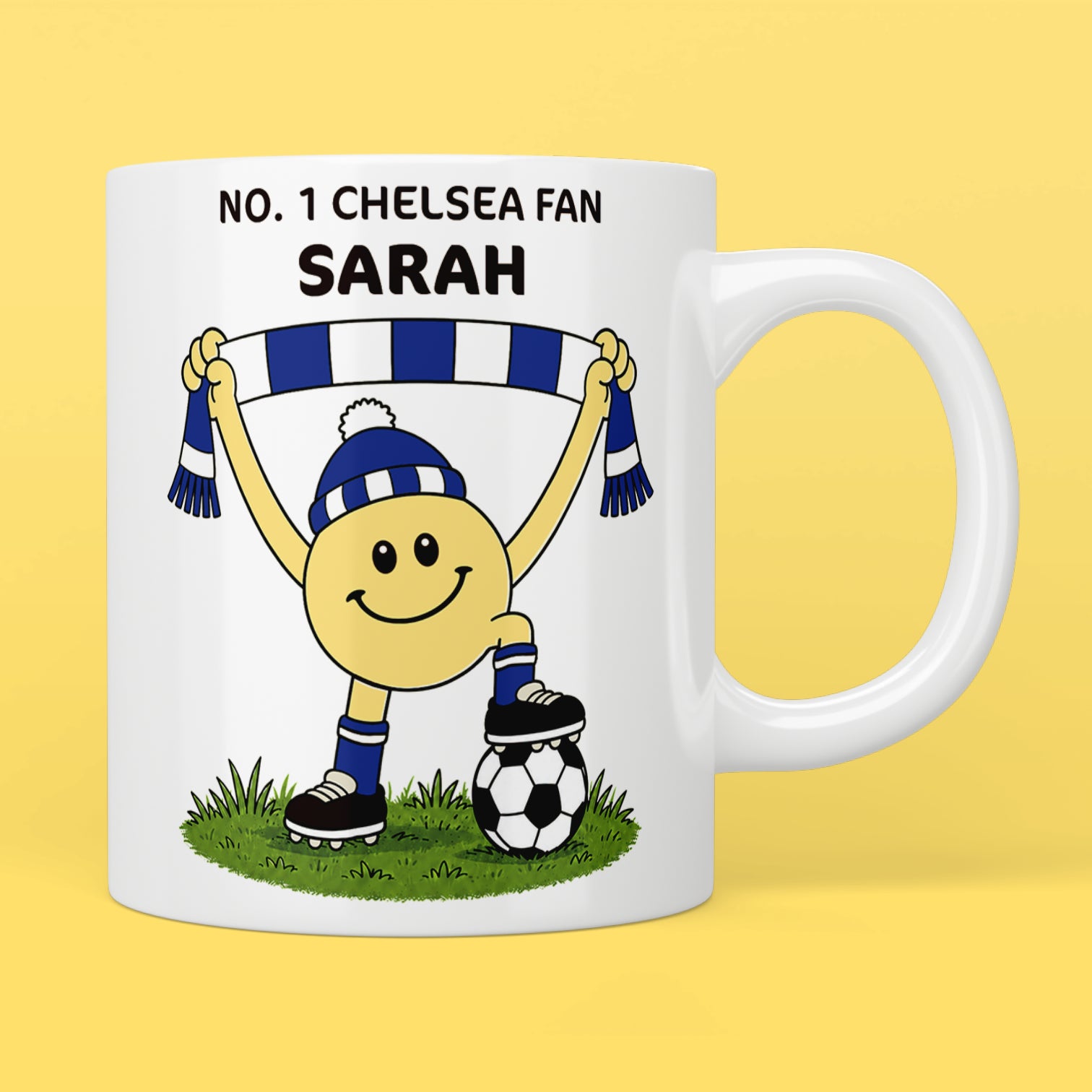 Personalised No. 1 Chelsea Fan Mug