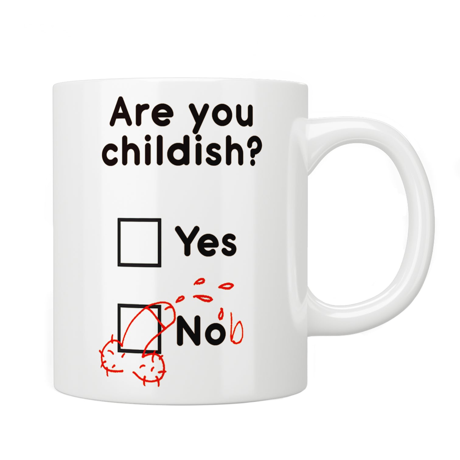 Are You Childish? Nob Mug