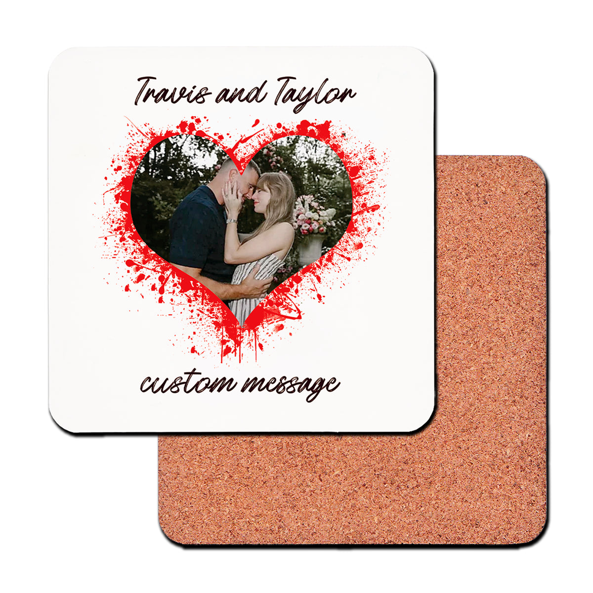 Personalised Heart Photo Mug