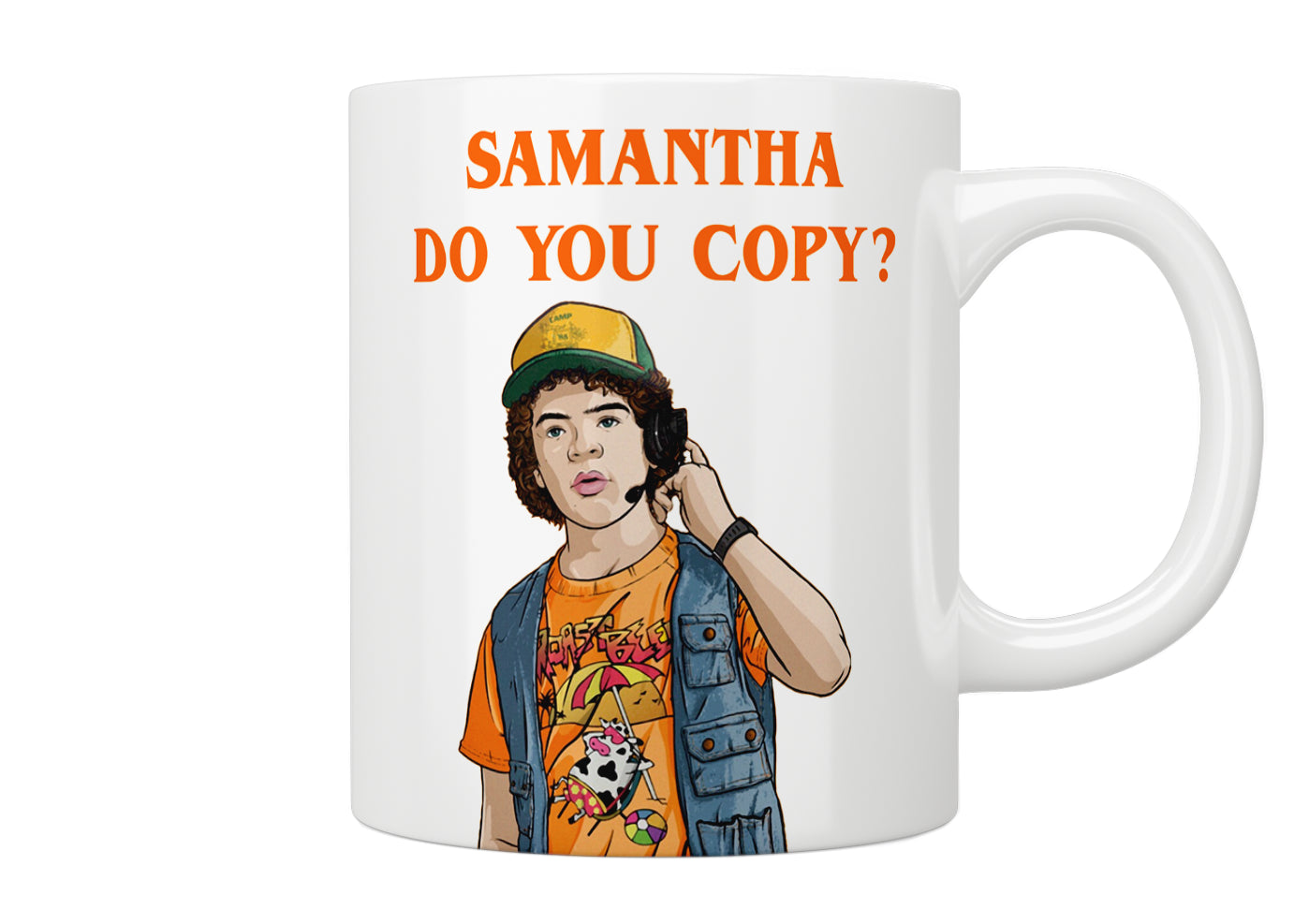 Personalised "Do You Copy?" Dustin Stranger Things Mugs