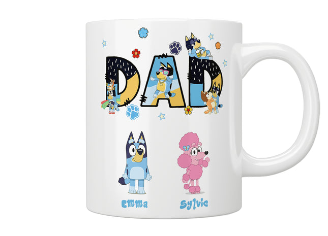 Bluey Dad Personalised Mug