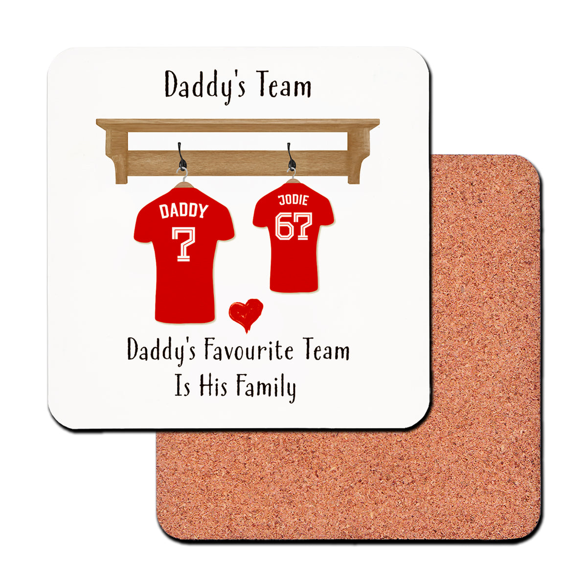 Personalised Daddy's Team Mug