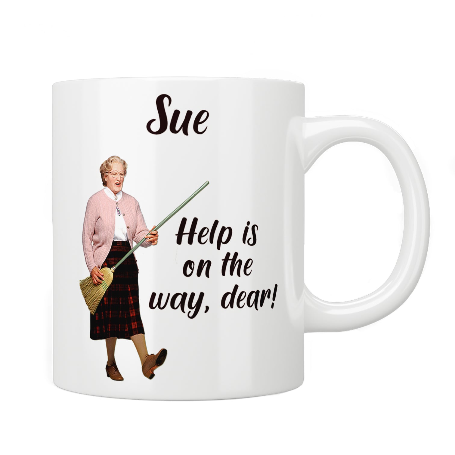 Personalised Mrs Doubtfire Mug