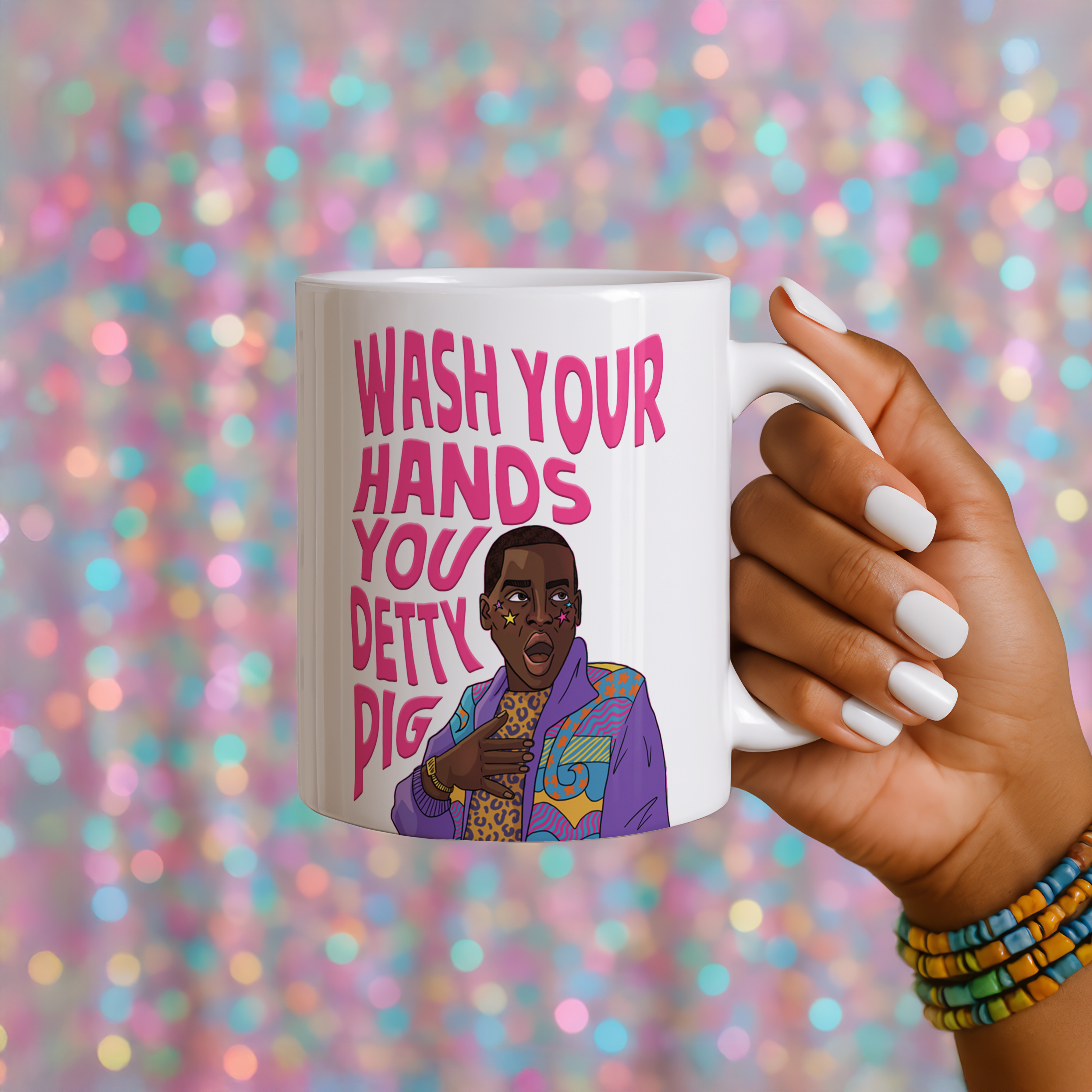 Sex Education Eric “Wash Your Hands You Detty Pig” Mug