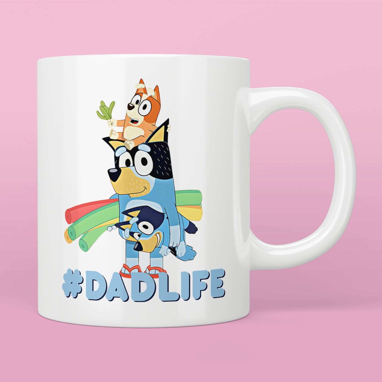 Bluey Dad Life Mug