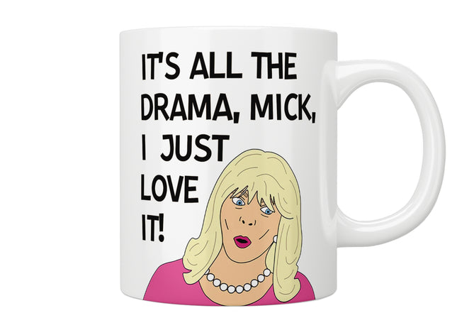 Pam “It’s All The Drama, Mick" Gavin And Stacey Mug