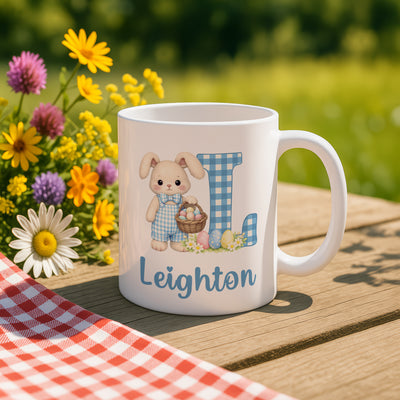Personalised Easter Bunny [Blue] Mug