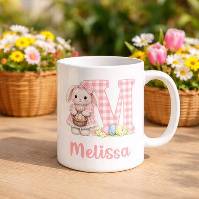 Personalised Easter Bunny [Pink] Mug