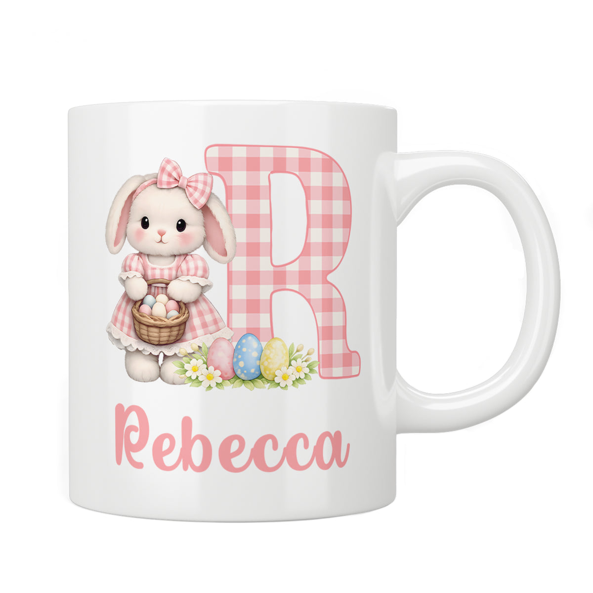 Personalised Easter Bunny [Pink] Mug
