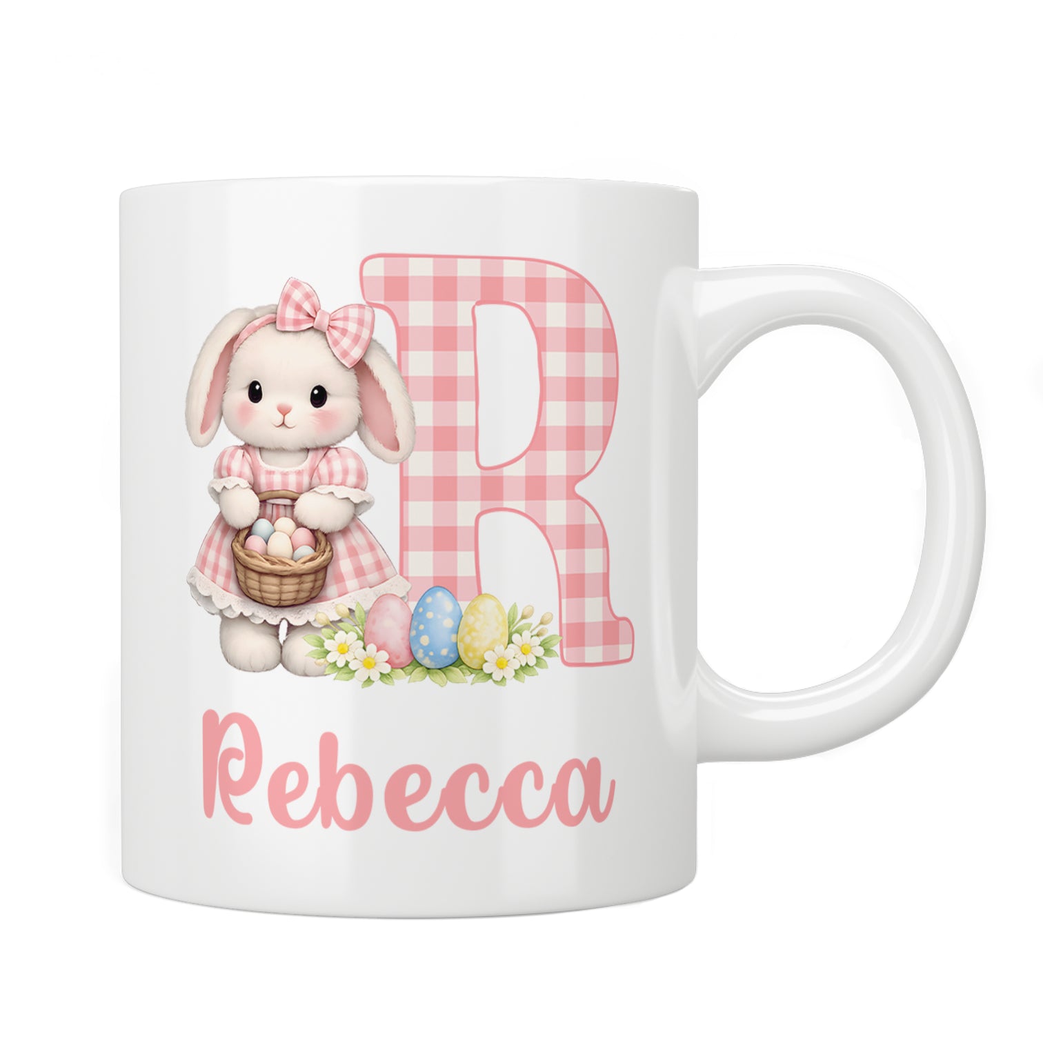 Personalised Easter Bunny [Pink] Mug