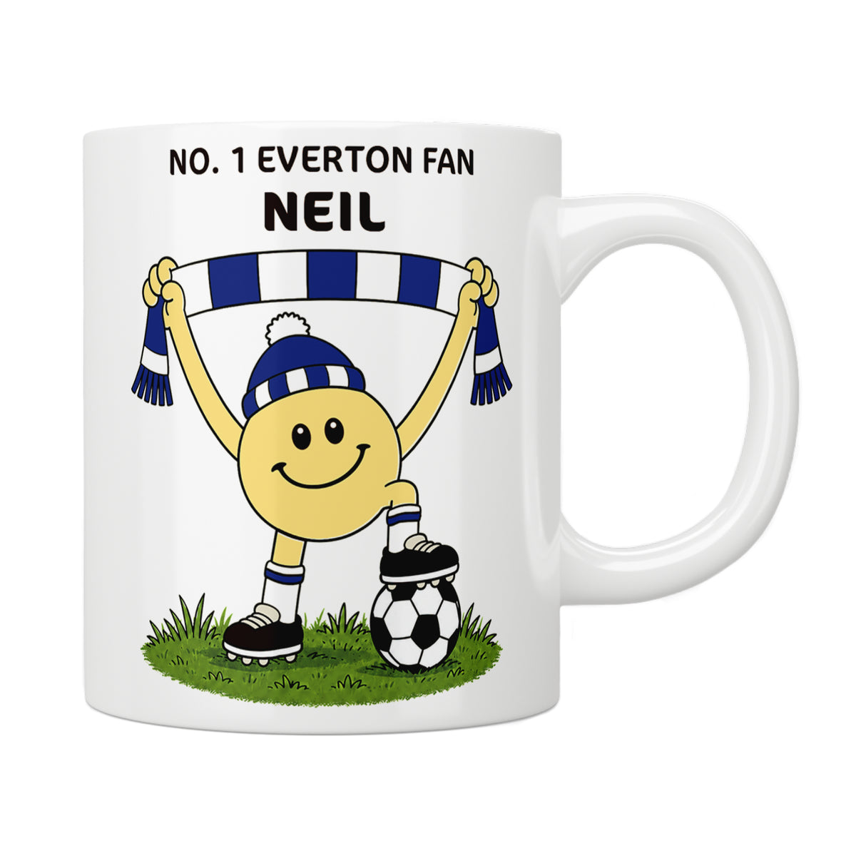Personalised No. 1 Everton Fan Mug