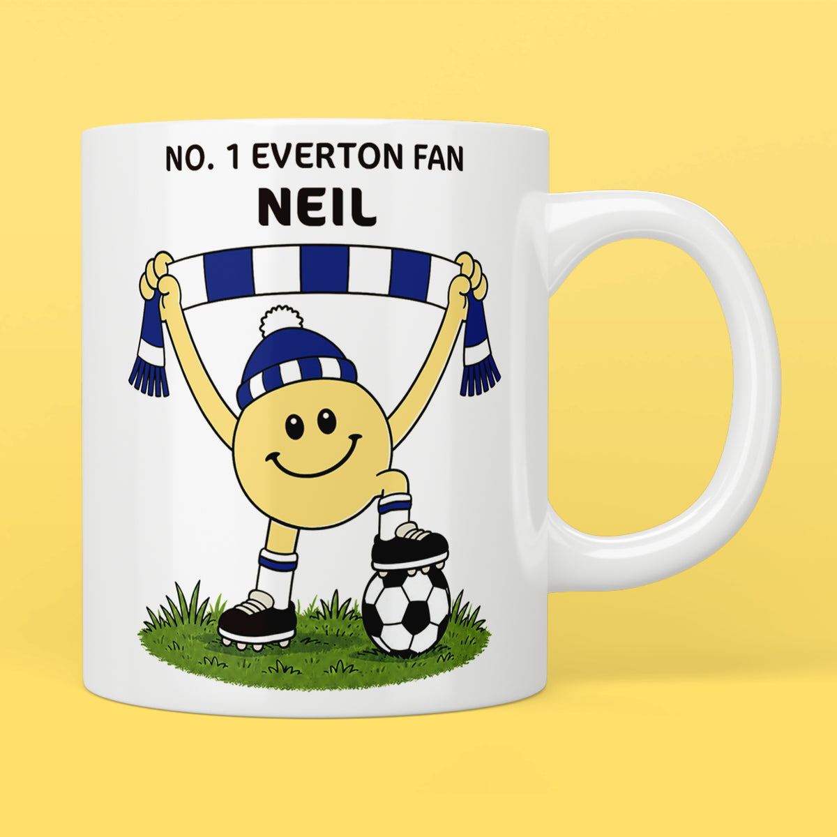 Personalised No. 1 Everton Fan Mug
