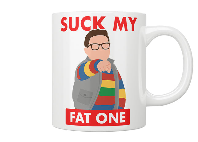 Stranger Things "Suck My Fat One" Derek Mug