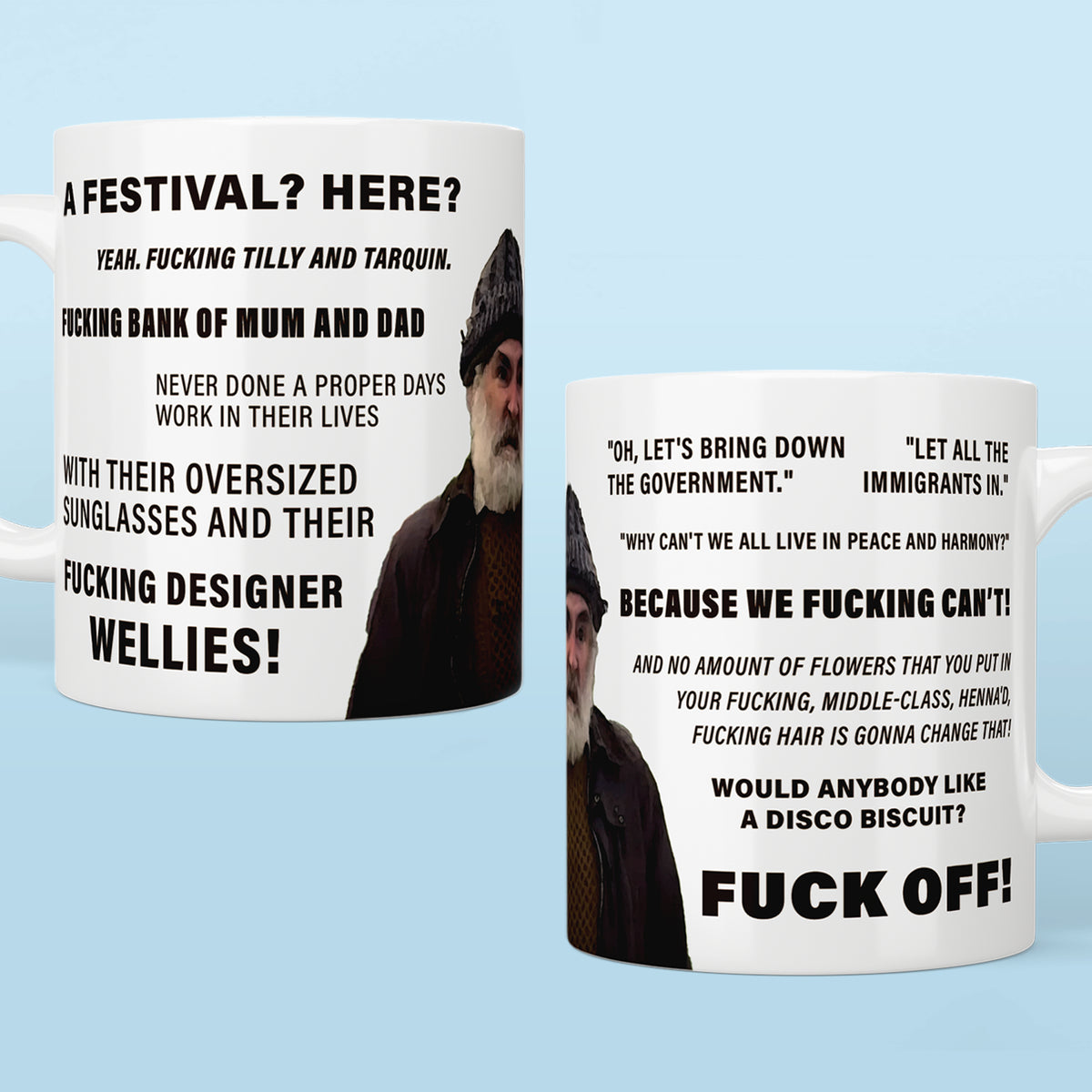 Brassic Farmer Jim Festival Rant Mug