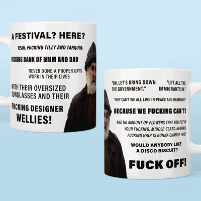 Brassic Farmer Jim Festival Rant Mug