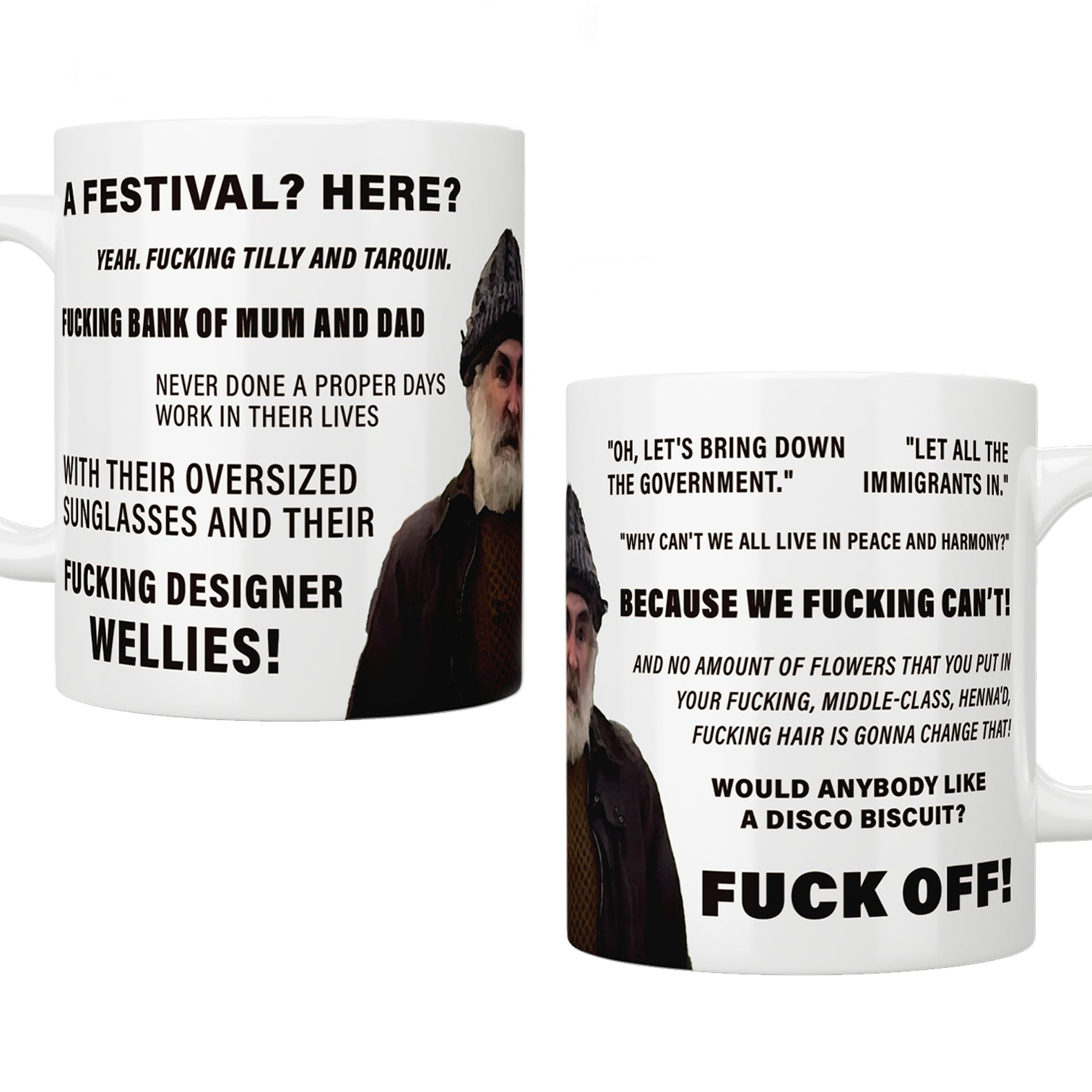 Brassic Farmer Jim Festival Rant Mug