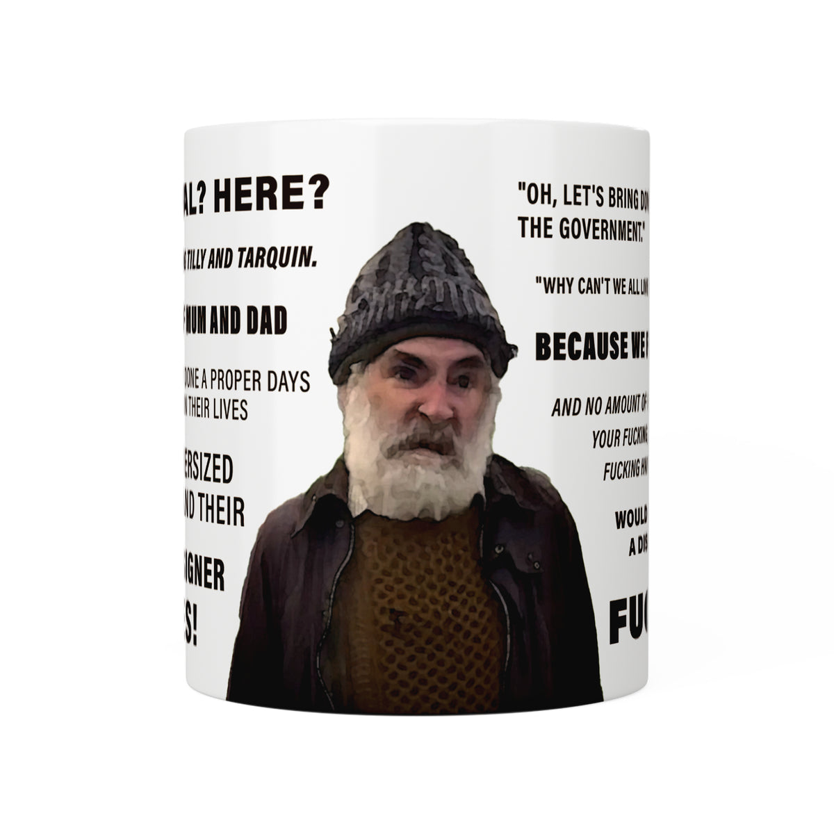 Brassic Farmer Jim Festival Rant Mug