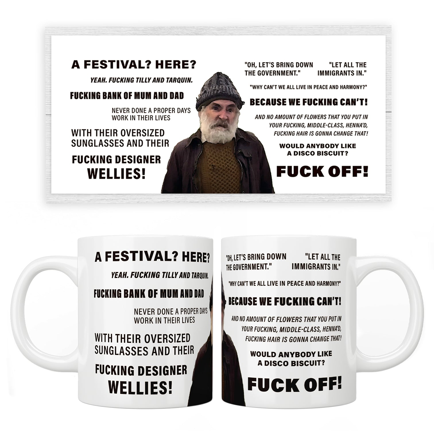 Brassic Farmer Jim Festival Rant Mug