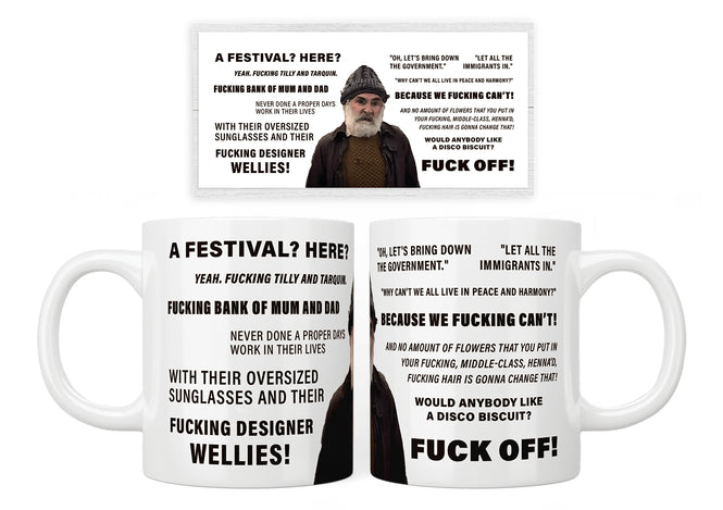 Brassic Farmer Jim Festival Rant Mug