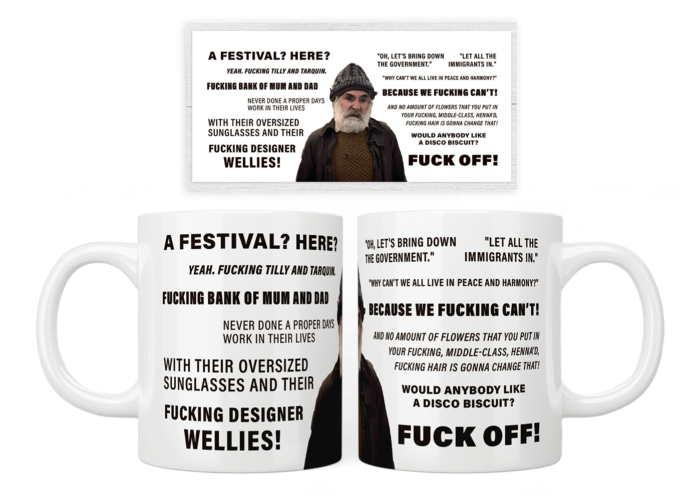 Brassic Farmer Jim Festival Rant Mug
