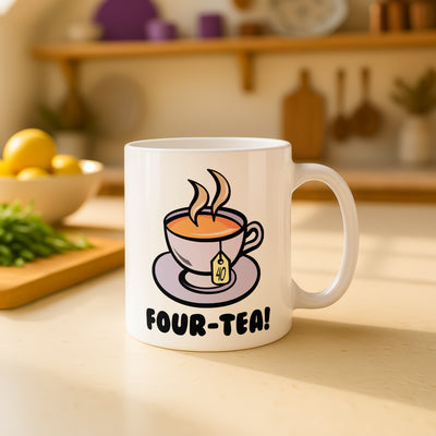 Four-Tea (40) Birthday Mug