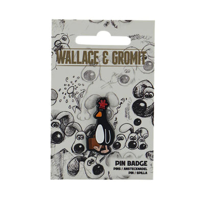 Wallace & Gromit (Feathers McGraw) Pin Badge