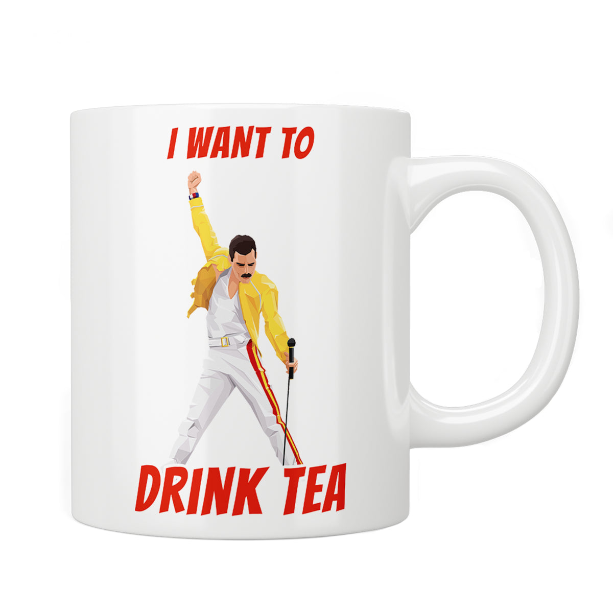 Freddie Mercury "I Want To Drink Tea" Mug