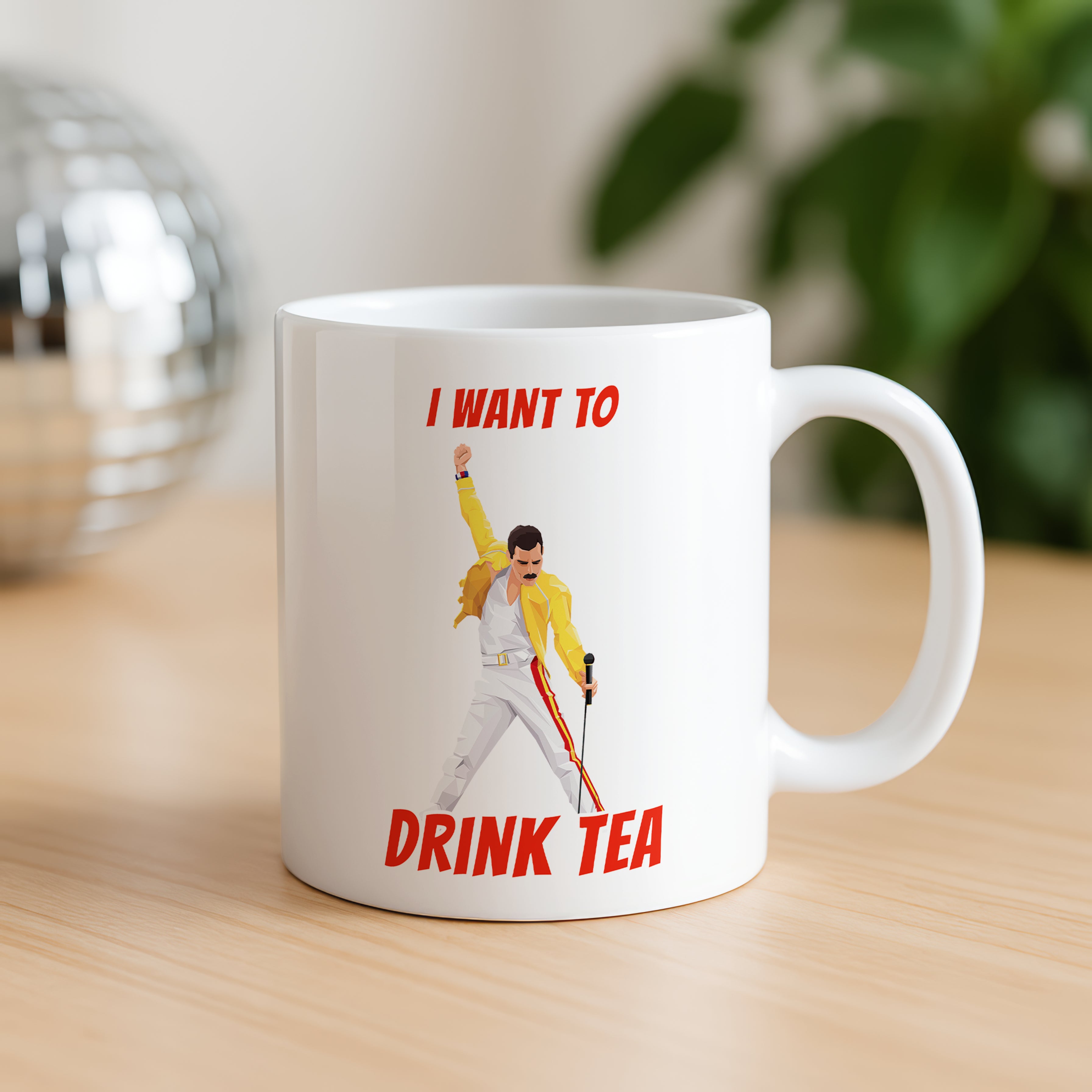 Freddie Mercury "I Want To Drink Tea" Mug