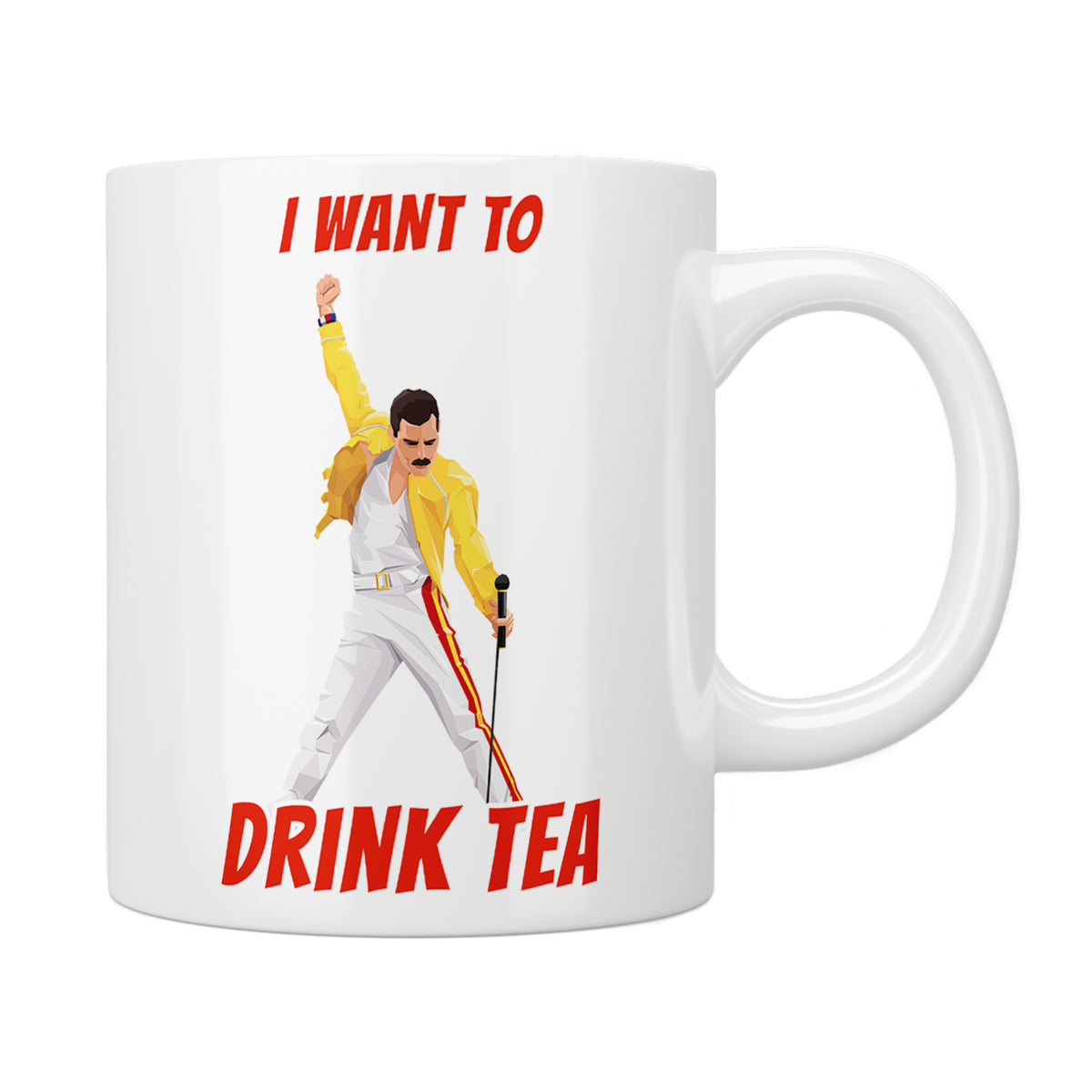 Freddie Mercury "I Want To Drink Tea" Mug