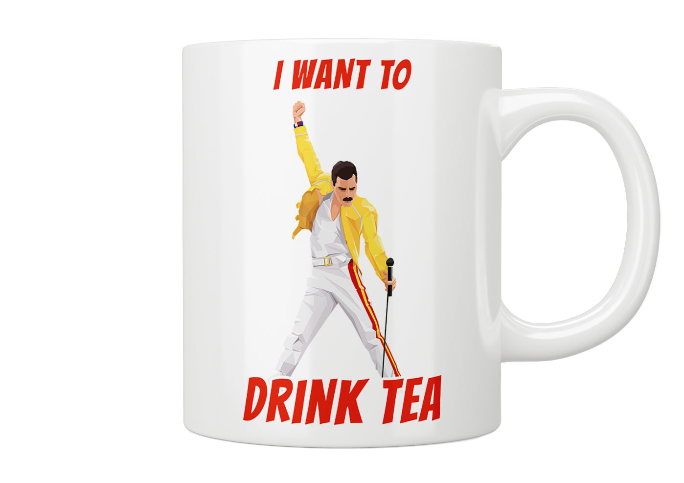 Freddie Mercury "I Want To Drink Tea" Mug