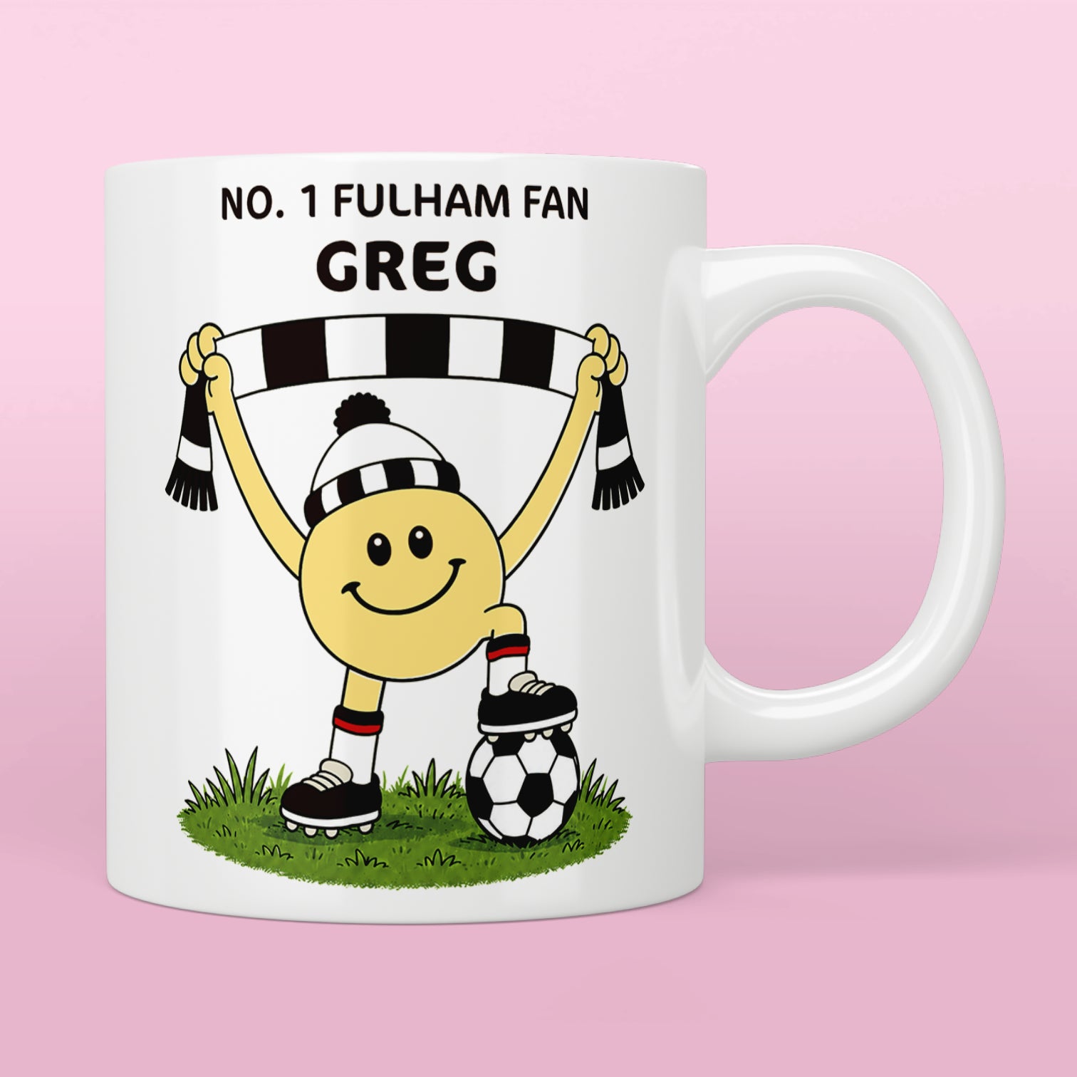 Personalised No. 1 Fulham Fan Mug