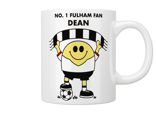 Personalised No. 1 Fulham Fan Mug