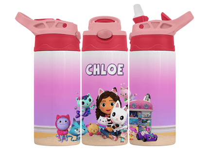 Personalised Gabby's Dollhouse 350ml Bottle