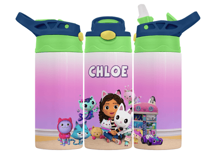 Personalised Gabby's Dollhouse 350ml Bottle