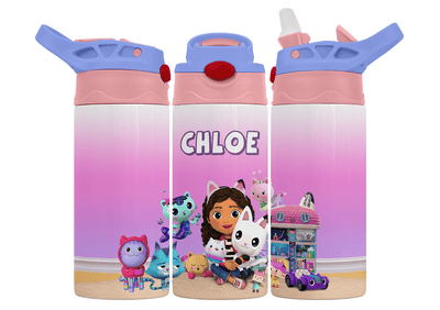 Personalised Gabby's Dollhouse 350ml Bottle