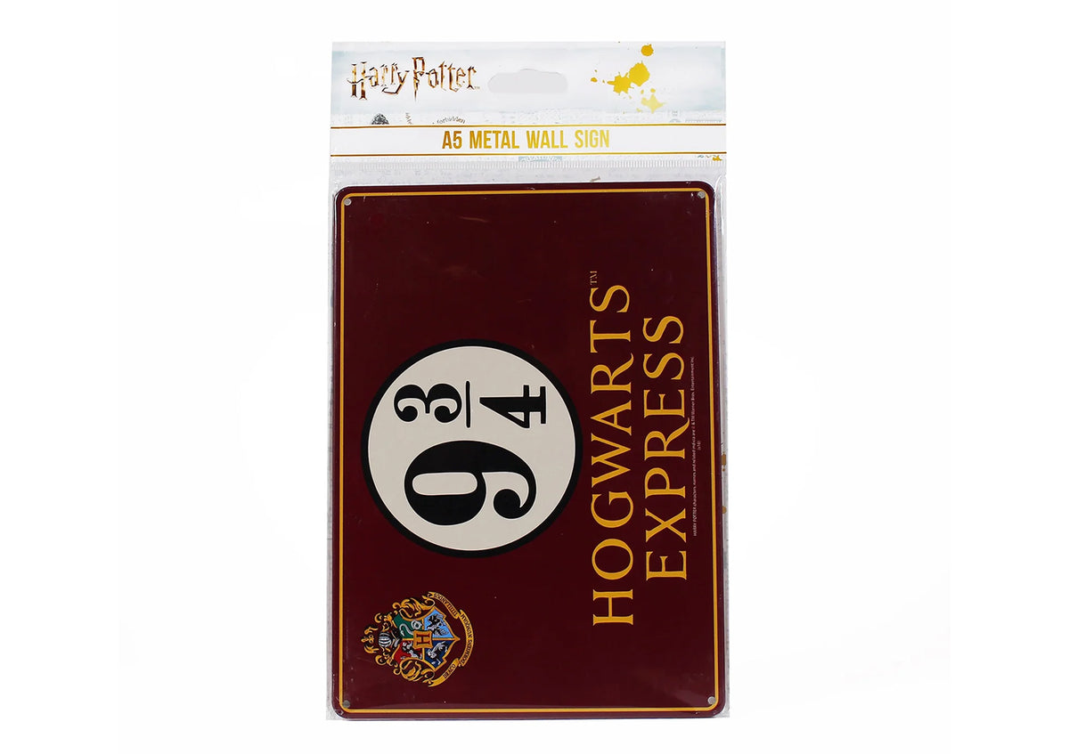 Harry Potter (Platform 9 3/4) A5 Metal Sign