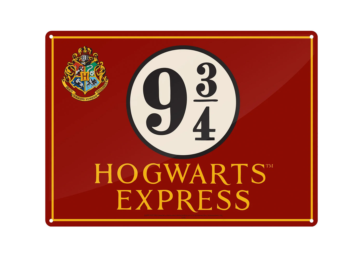 Harry Potter (Platform 9 3/4) A5 Metal Sign