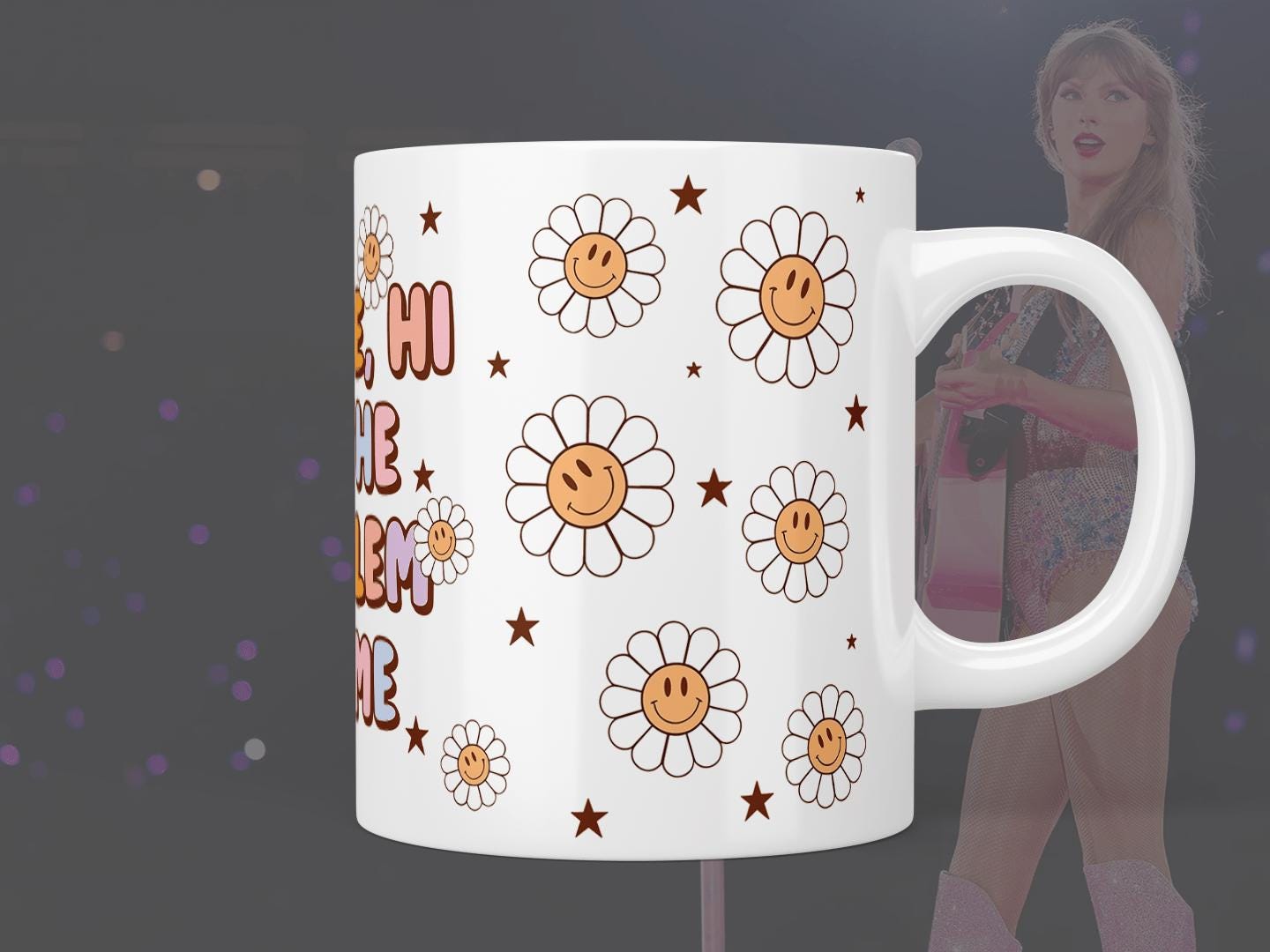 Taylor Swift: "Anti-Hero" - "It's me, hi, I'm the problem it's me" mug - Jazzy Giraffe Mug