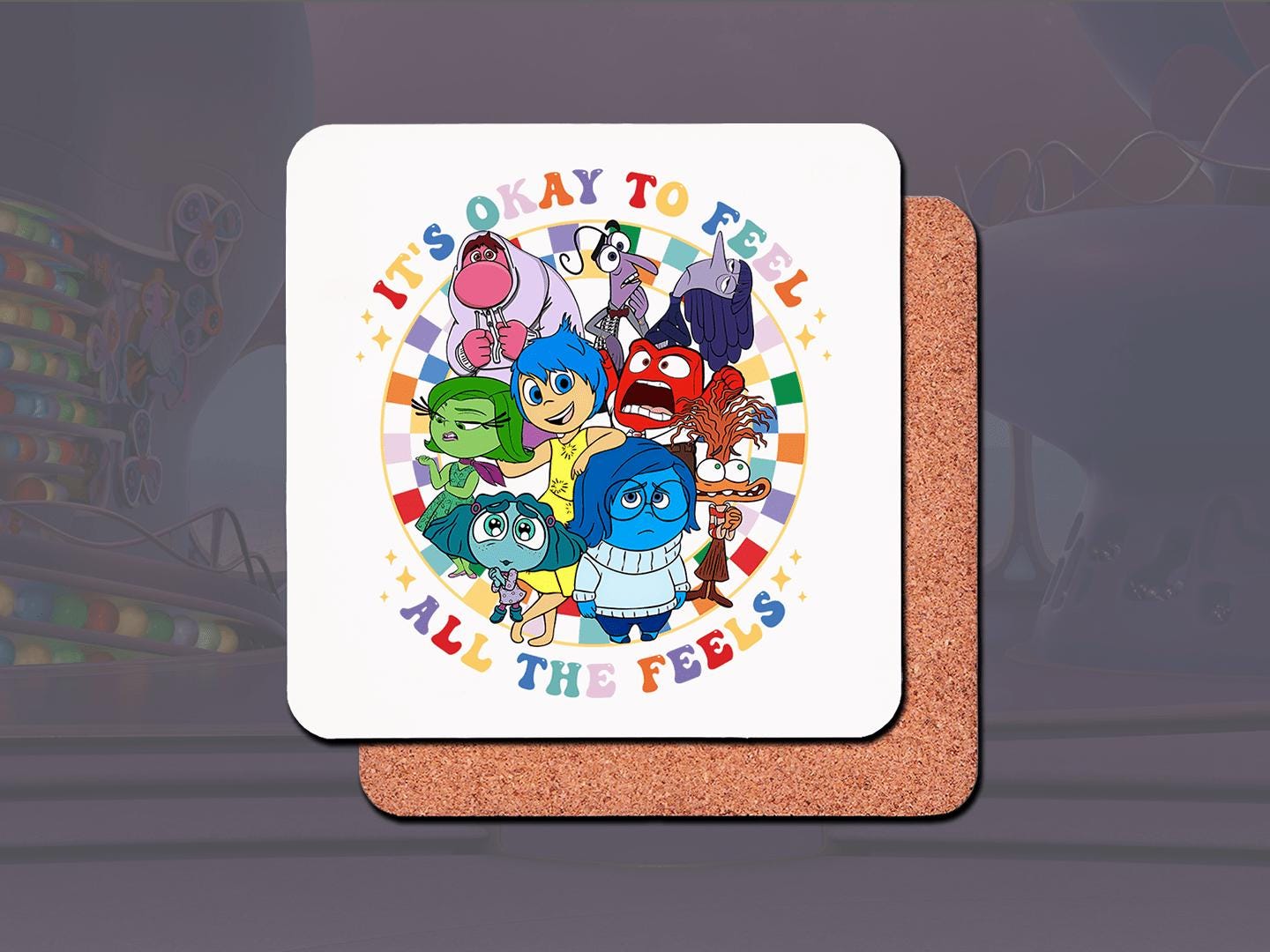 Inside Out: It's Okay To Feel All The Feels Mug - Jazzy Giraffe Mug