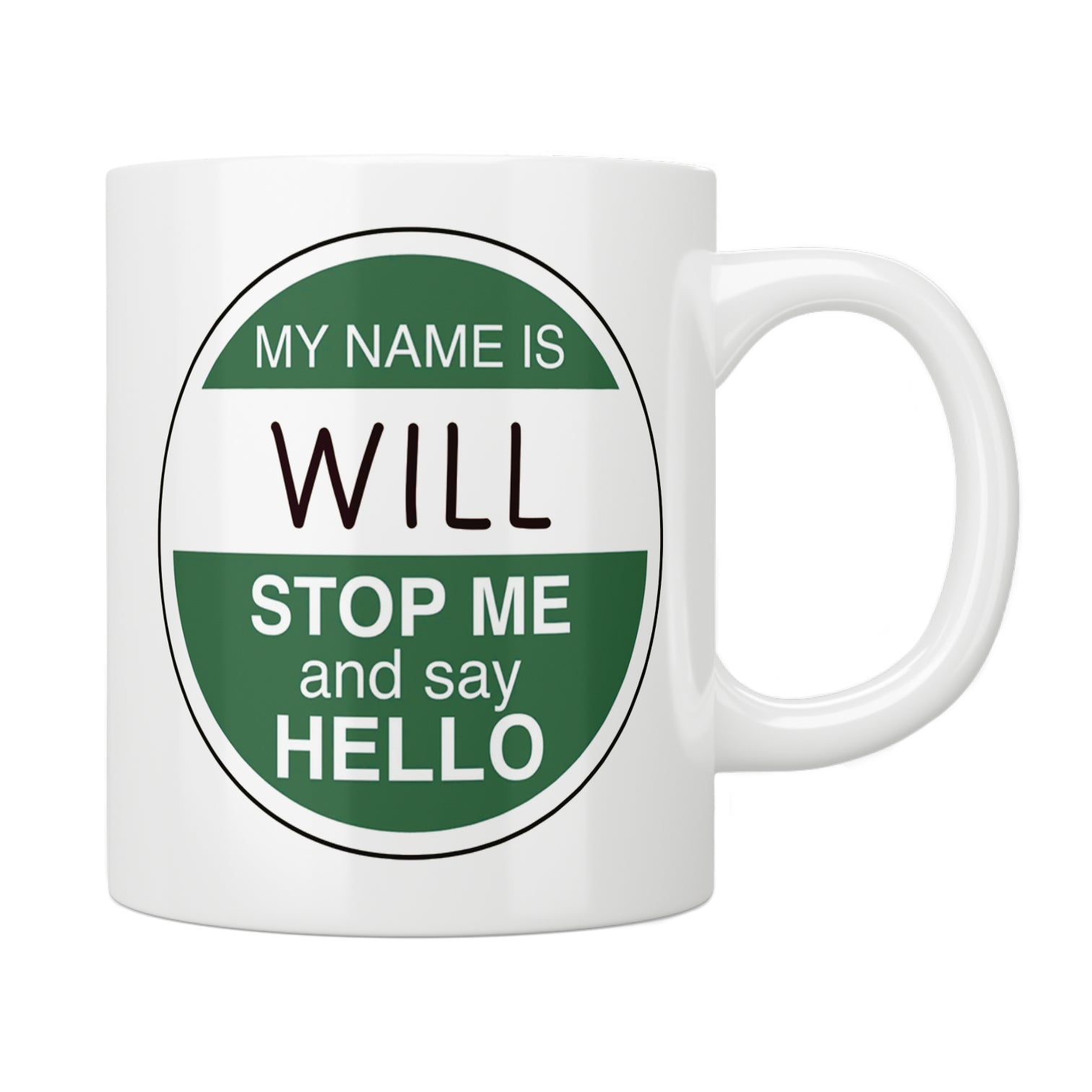 The Inbetweeners Personalised Will Badge Mug