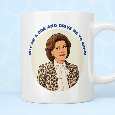 Gilmore Girls Emily "Buy Me A Boa" Mug
