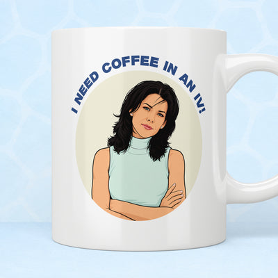Gilmore Girls Lorelai "I Need Coffee In An IV" Mug