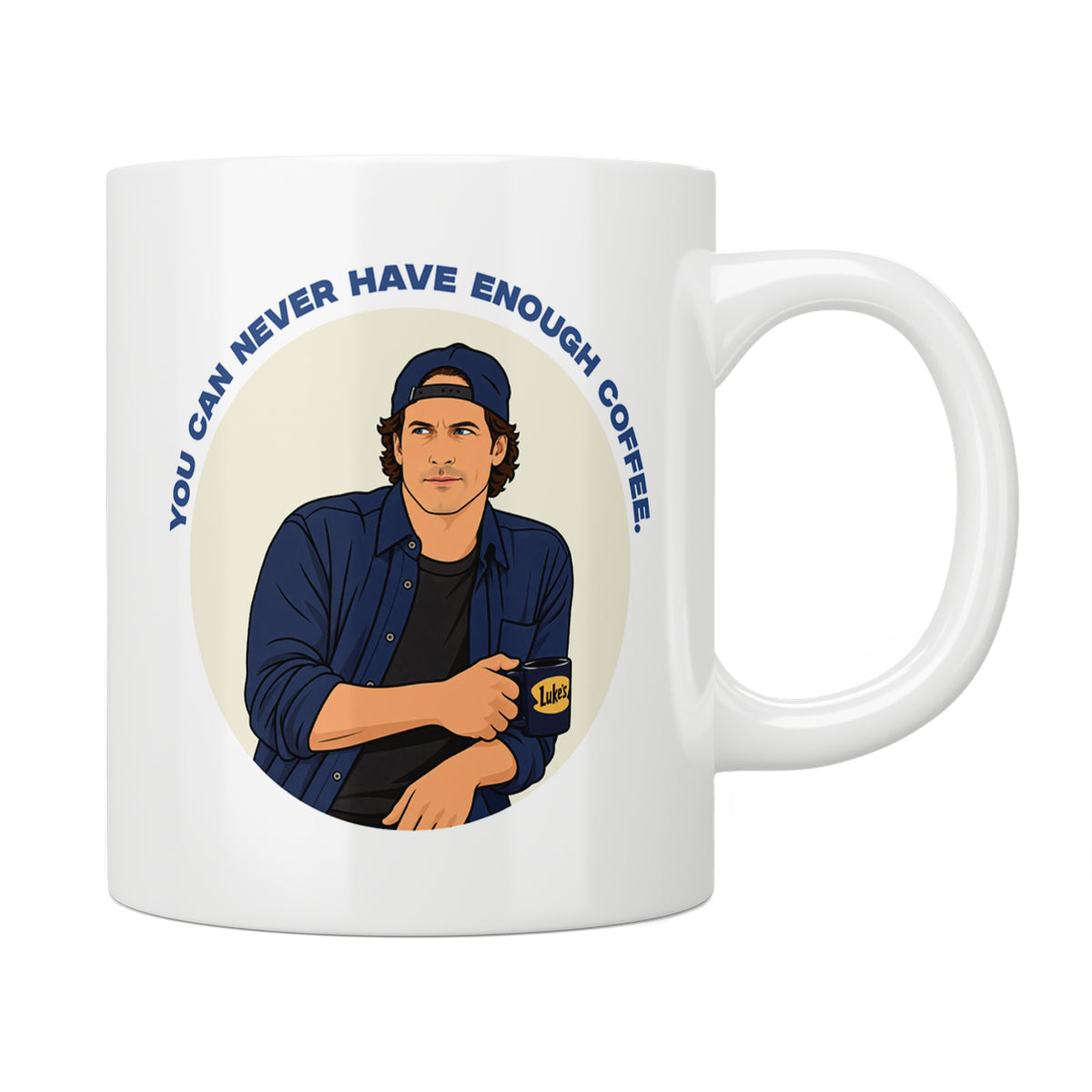 Gilmore Girls Luke "You Can Never Have Enough Coffee" Mug