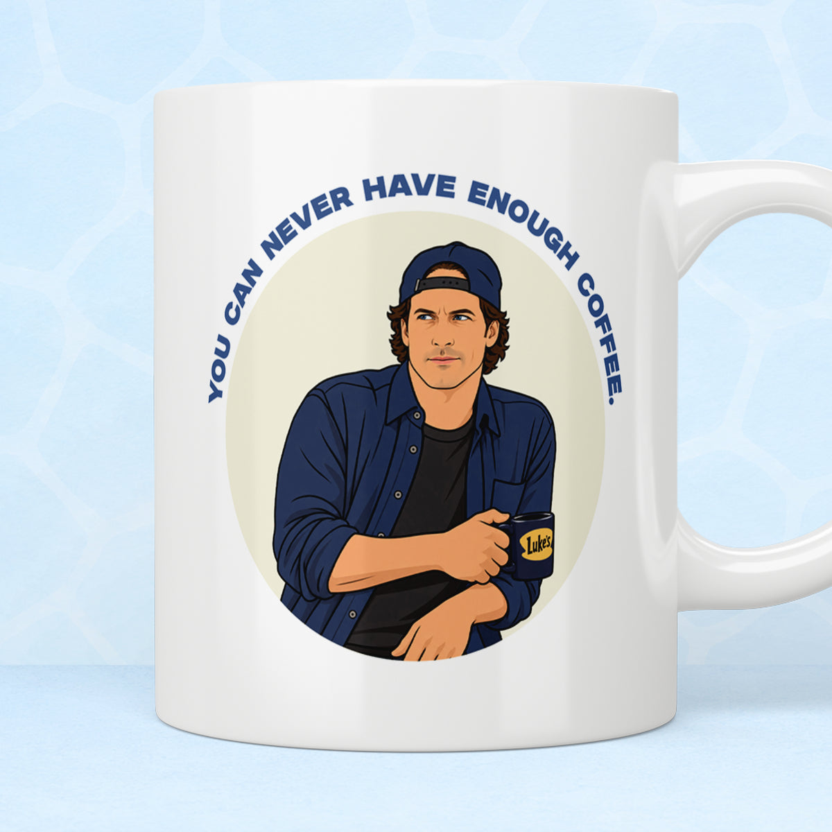 Gilmore Girls Luke "You Can Never Have Enough Coffee" Mug